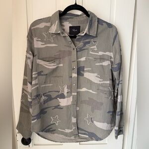 Rails Camouflage Shirt with Star Details